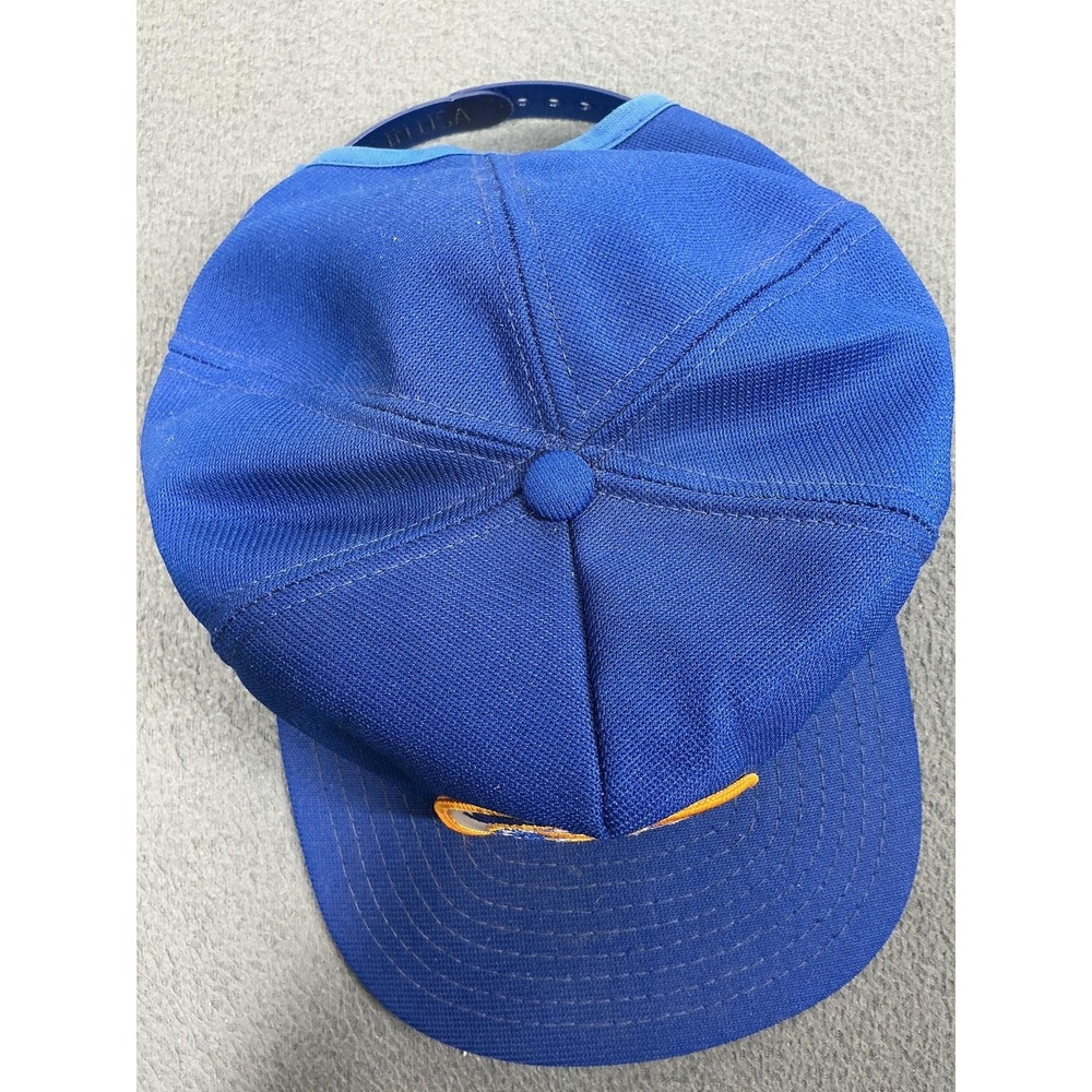 Vintage New Era USAF Air Force Blue Snapback Hat Cap One Size Made In USA - Picture 2 of 8